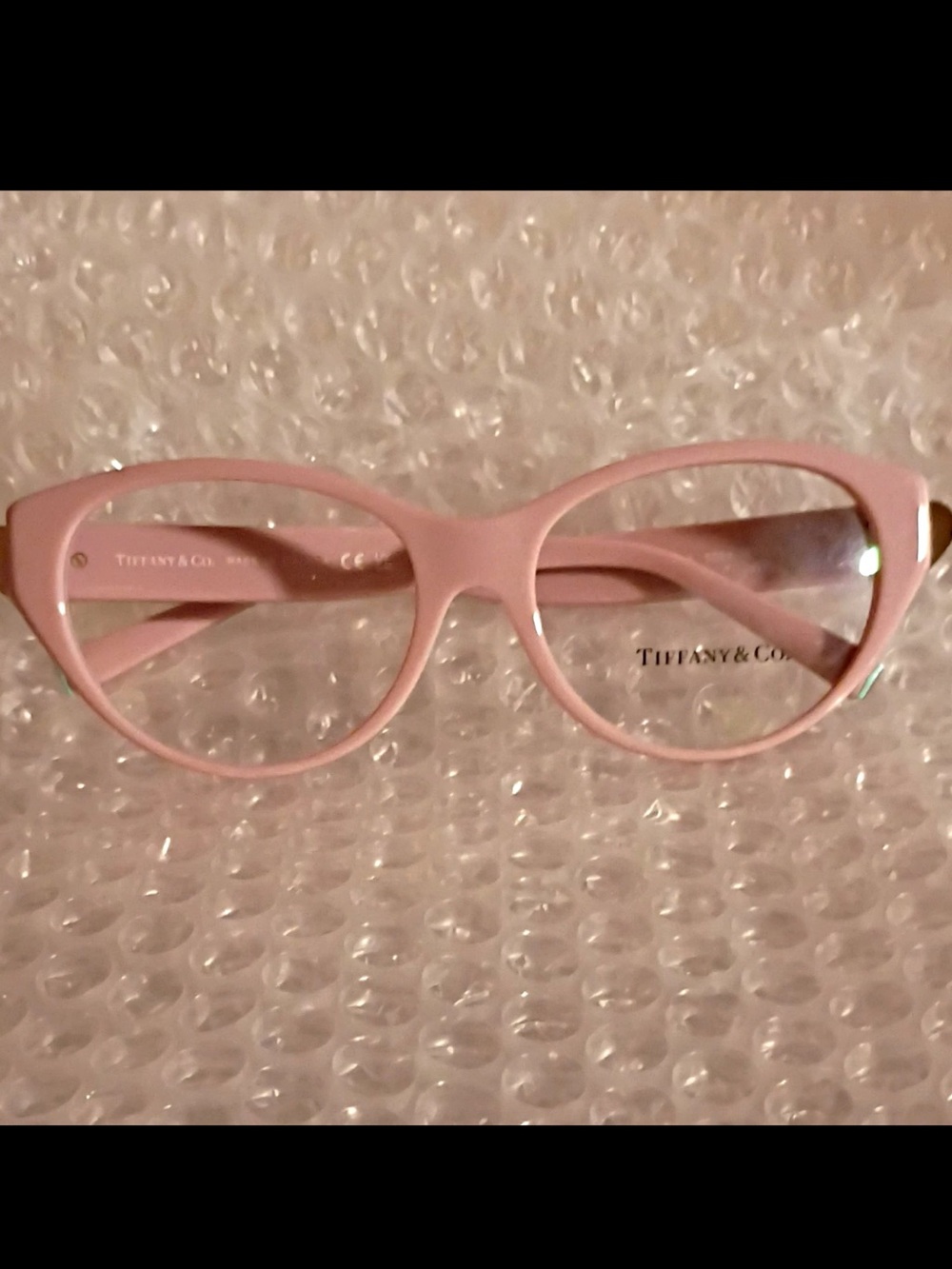 Tiffany & Co. Pink Cat-Eye Women's Eyeglass made in Italy